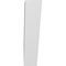 Ekena Millwork 5 1/2-in. W x 16-in. D x 24-in. H Traditional Architectural Grade PVC Knee Brace BRCP055X16X24TRA - alternate 5
